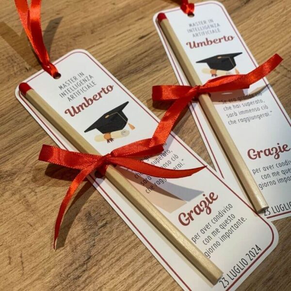 Segnaposto Personalizzato con Matita Classica
