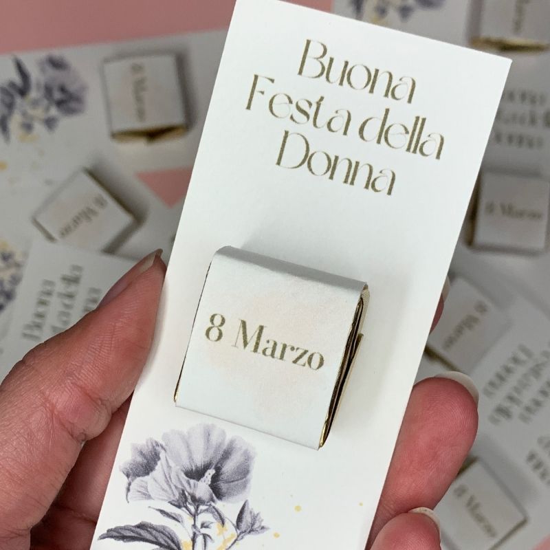 Segnaposto Rettangolare con Cioccolatino | Medio (7x9 cm o 5x10 cm) - immagine 4