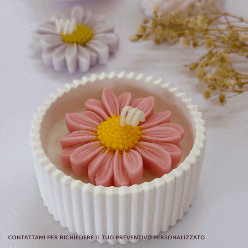 Candela a forma Margherita | Fiore - immagine 5